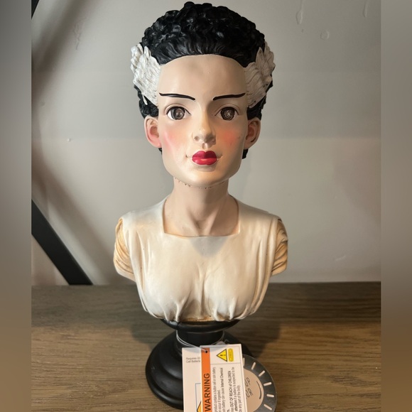 Bride of Frankenstein Bust Tabletop Decor 13” Tall - Picture 2 of 8